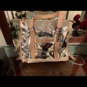 Silver Mirror-Like Juicy Couture Handbag